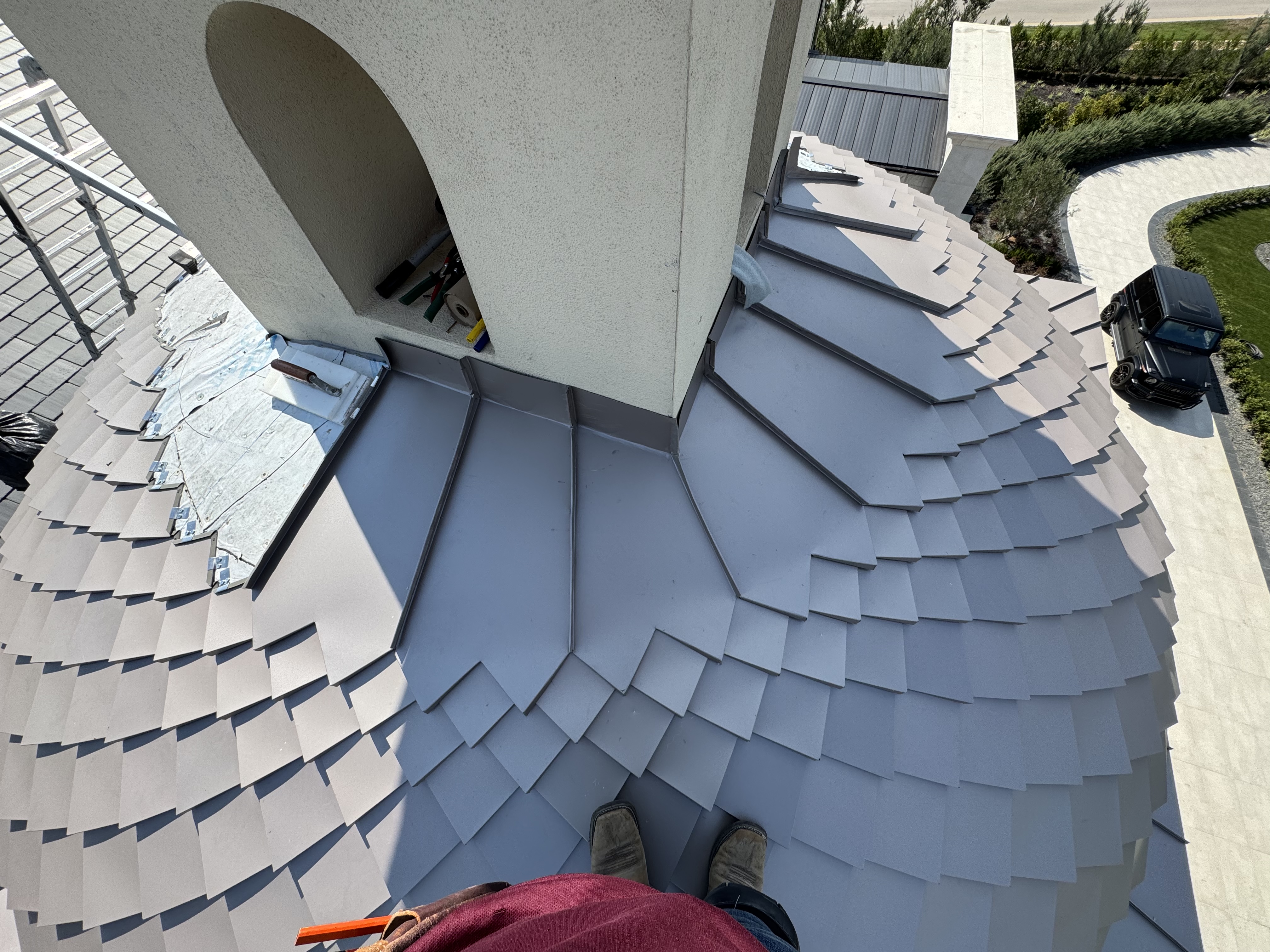 Zinc Diamond Dome